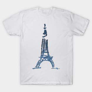 Eiffel Tower Abstract - Watercolor T-Shirt